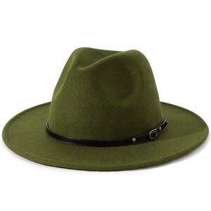 Lisianthus Women Belt Buckle Fedora Hat